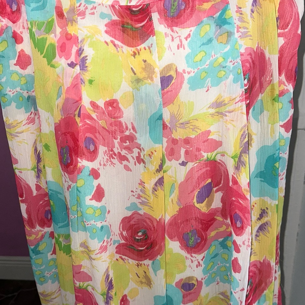 Sag Harbor Floral Print Skirt